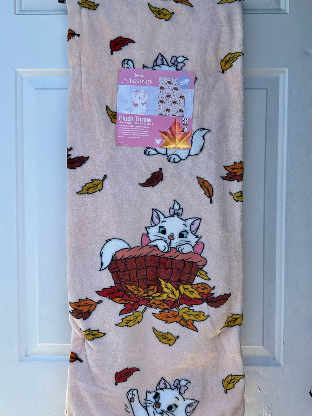 Aristocats Fall Throw Blanket